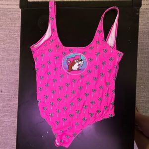 NWOT Pink Buc-ee’s Swimsuit